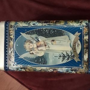 1996 The Gifted Sins Tin Container,Love,Hope,Faith,Charity.